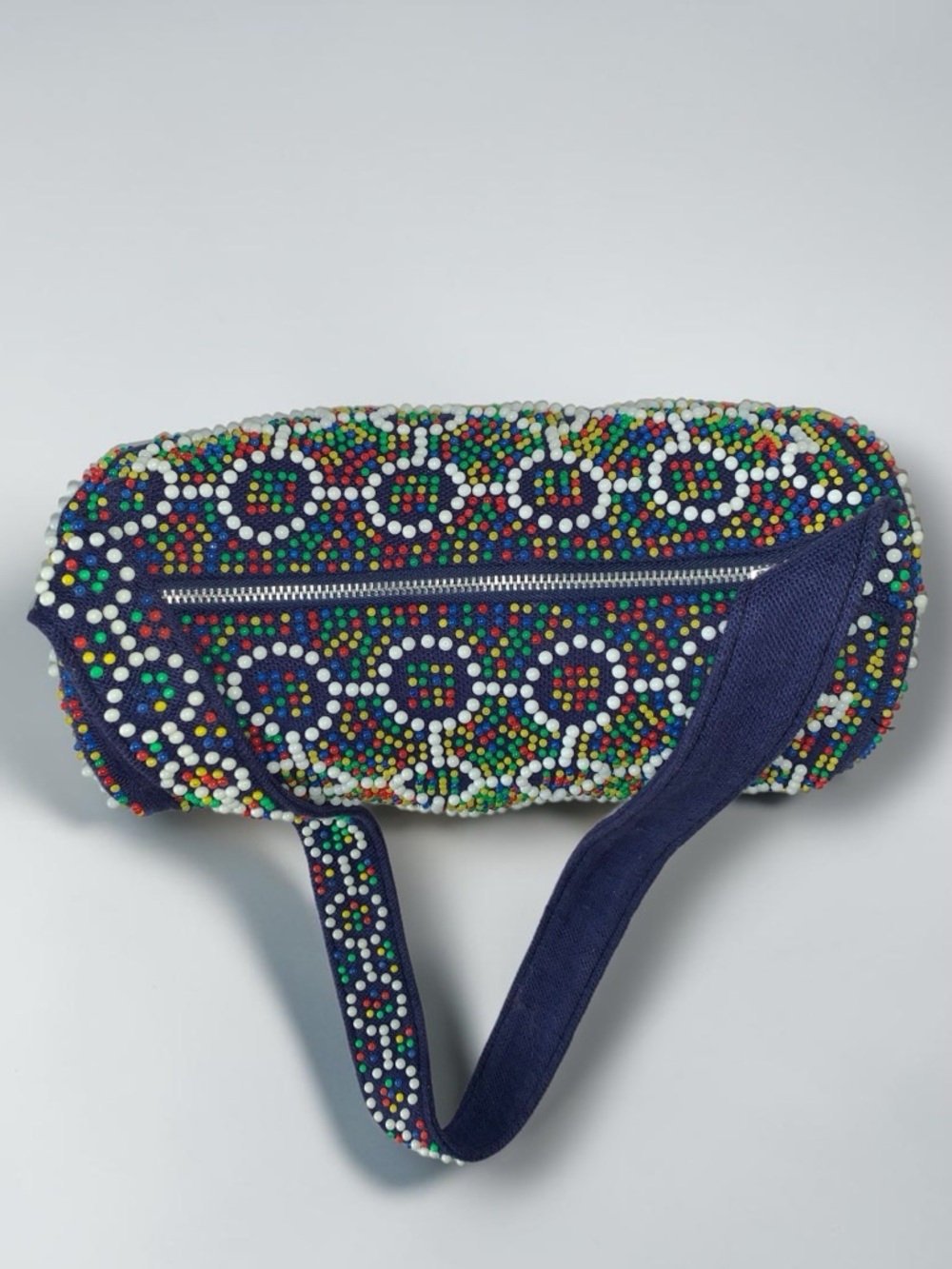 v i n t a g e :: Whimsical Candy Beaded Barrel Purse - Picture 10 of 14